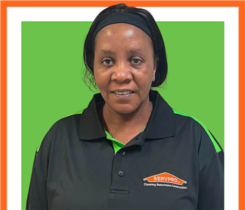 servpro employee against a white background, woman