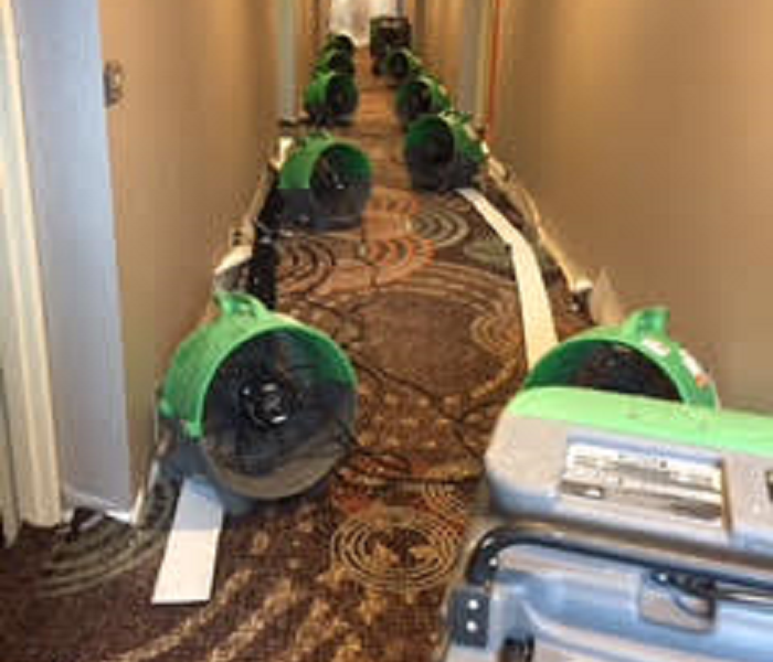 Hotel Water Damage Repaired by SERVPRO